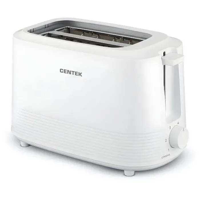 Тостер CENTEK СТ-1433 White Тостер CENTEK СТ-1433 White