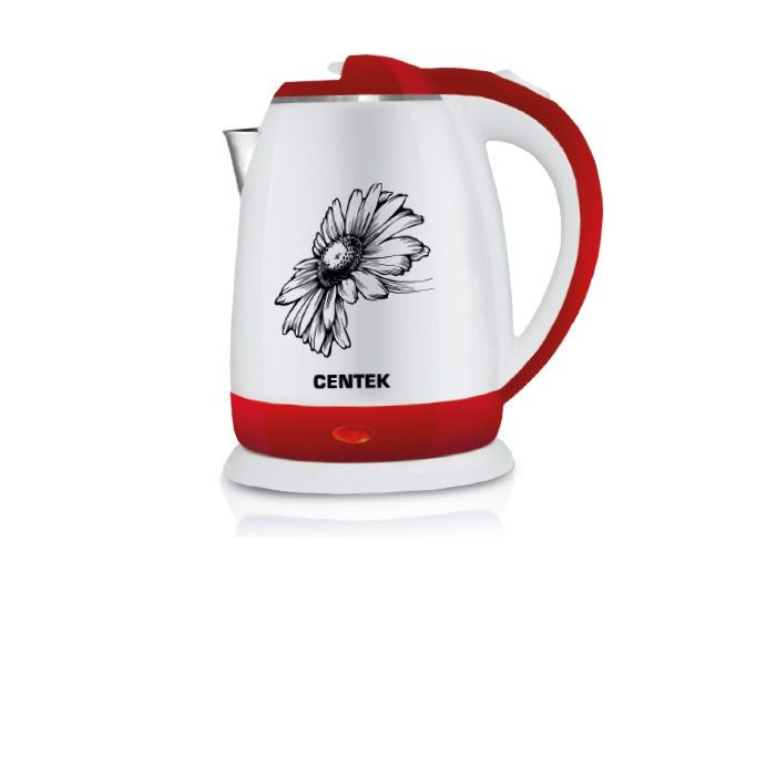 Чайник электрический CENTEK CT-1026 Red/Flower Чайник электрический CENTEK CT-1026 Red/Flower