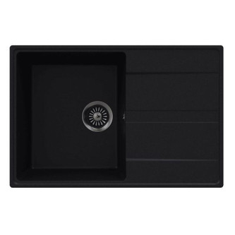 Кухонная мойка MAUNFELD Lacrima 750 MFQS-750B черный Кухонная мойка MAUNFELD Lacrima 750 MFQS-750B черный