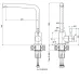 Смеситель GRANFEST GF-Z-5411 inox