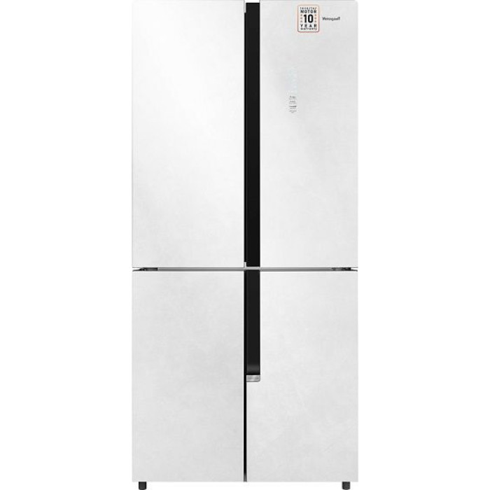 Холодильник WEISSGAUFF WCD 450 White Rock Glass NoFrost Inverter Холодильник WEISSGAUFF WCD 450 White Rock Glass NoFrost Inverter