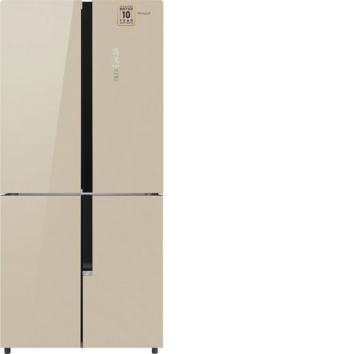 Холодильник WEISSGAUFF WCD 450 BEG NoFrost Inverter