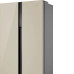 Холодильник WEISSGAUFF WSBS 500 Inverter NoFrost Beige Glass Холодильник WEISSGAUFF WSBS 500 Inverter NoFrost Beige Glass