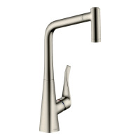 Смеситель HANSGROHE Metris M71 14780800 сталь Смеситель HANSGROHE Metris M71 14780800 сталь