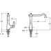 Смеситель JACOB DELAFON Louse E24367-CP Смеситель JACOB DELAFON Louse E24367-CP