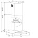 Вытяжка GERMES Alt sensor 50 inox