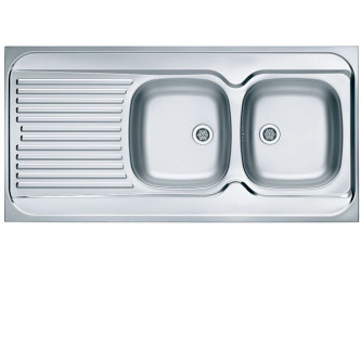 Кухонная мойка ALVEUS Classic 100 NAT-60 1200X600 правая (в комплекте с сифоном)