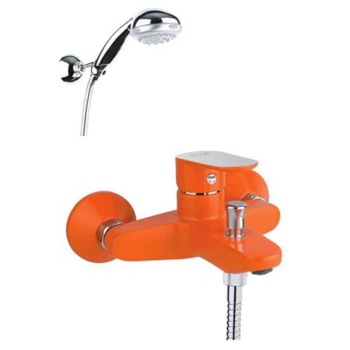 Смеситель FIORE Kevon Chic 81OX8150 orange/chrome Смеситель FIORE Kevon Chic 81OX8150 orange/chrome