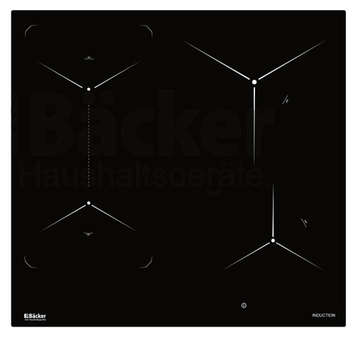 Варочная поверхность BACKER BIH604-1T-S4 Black Варочная поверхность BACKER BIH604-1T-S4 Black