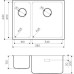 Кухонная мойка Omoikiri Tadzava 58-2-U/IF-IN-R (4993773) Кухонная мойка Omoikiri Tadzava 58-2-U/IF-IN-R (4993773)