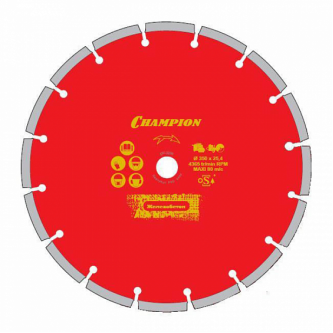 Диск алмазный CHAMPION st 300/25,4/10 concremax