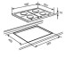 Газовая поверхность TEKA ew 60 4g ai al ci black