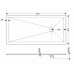 Поддон GROSSMAN GR-S280120Q 80х120х2,5 см графит Поддон GROSSMAN GR-S280120Q 80х120х2,5 см графит