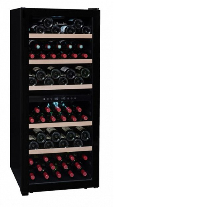 Винный шкаф LA SOMMELIERE SLS102DZBLACK Винный шкаф LA SOMMELIERE SLS102DZBLACK