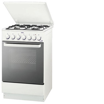 Плита газовая с электрической духовкой ZANUSSI zcg 553 nw