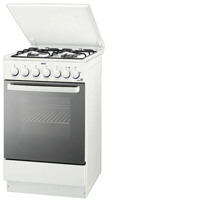 Плита газовая с электрической духовкой ZANUSSI zcg 553 nw Плита газовая с электрической духовкой ZANUSSI zcg 553 nw