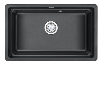 Кухонная мойка GRANULA KS-7303U чёрный Кухонная мойка GRANULA KS-7303U чёрный