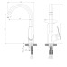 Смеситель ROSSINKA S35-23-Gray-Quartz