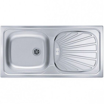 Кухонная мойка ALVEUS Basic 80 LEI-60 860X435 (в комплекте с сифоном)