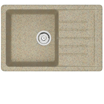 Кухонная мойка ZETT lab 16/Q5 песок T016Q005
