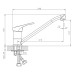 Смеситель DECOROOM DR21018 хром Смеситель DECOROOM DR21018 хром