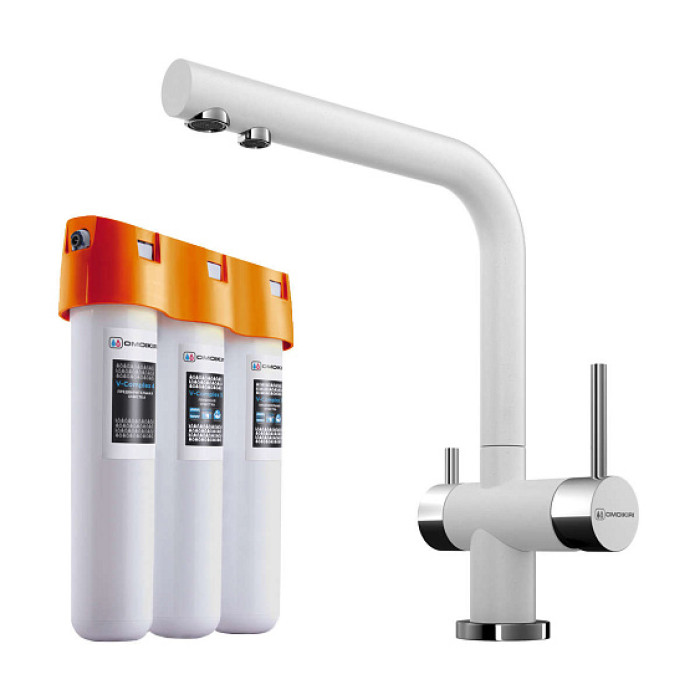 Комплект OMOIKIRI Nagano WH + Pure drop Lite (4054.8028) Комплект OMOIKIRI Nagano WH + Pure drop Lite (4054.8028)
