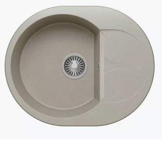 Кухонная мойка POLYGRAN Atol-620 №14 серый Кухонная мойка POLYGRAN Atol-620 №14 серый