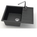 Кухонная мойка ZETT lab 151/Q4 черный T151Q004