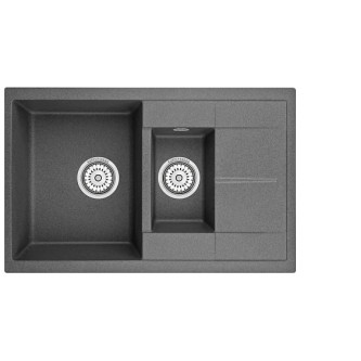 Кухонная мойка KUPPERSBERG MODENA 60 NL 1,5B1D DARK ROCK