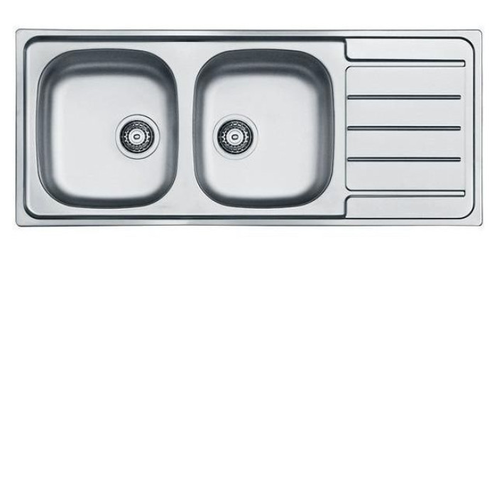 Кухонная мойка ALVEUS Line 100 NAT-90 1087978 (в комплекте с сифоном 1130555)