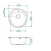 Кухонная мойка ALVEUS Form 30 NAT-90 FI 1116756 (в комплекте с сифоном 1102384)
