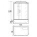 Душевая кабина RIVER Vitim 120/80/50 МТ Душевая кабина RIVER Vitim 120/80/50 МТ