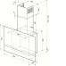 Каминная вытяжка Kronasteel Domenika 600 black board S Каминная вытяжка Kronasteel Domenika 600 black board S