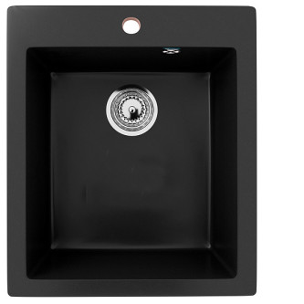 Кухонная мойка ULGRAN U-404-308 черный