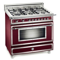 Комбинированная плита BERTAZZONI h36 6 mfe vi n/rame