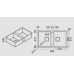 Кухонная мойка FULGOR P2B 8651 QA F-SF Кухонная мойка FULGOR P2B 8651 QA F-SF