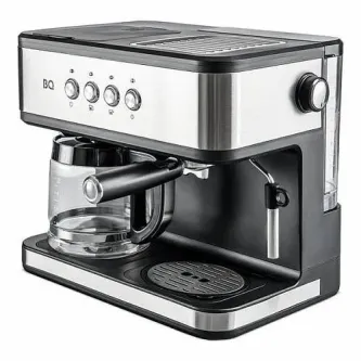 Кофеварка BQ CM1005 стальной-черный