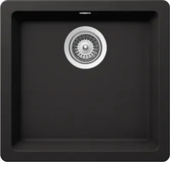 Кухонная мойка SCHOCK Quadro 50U Cristalite неро