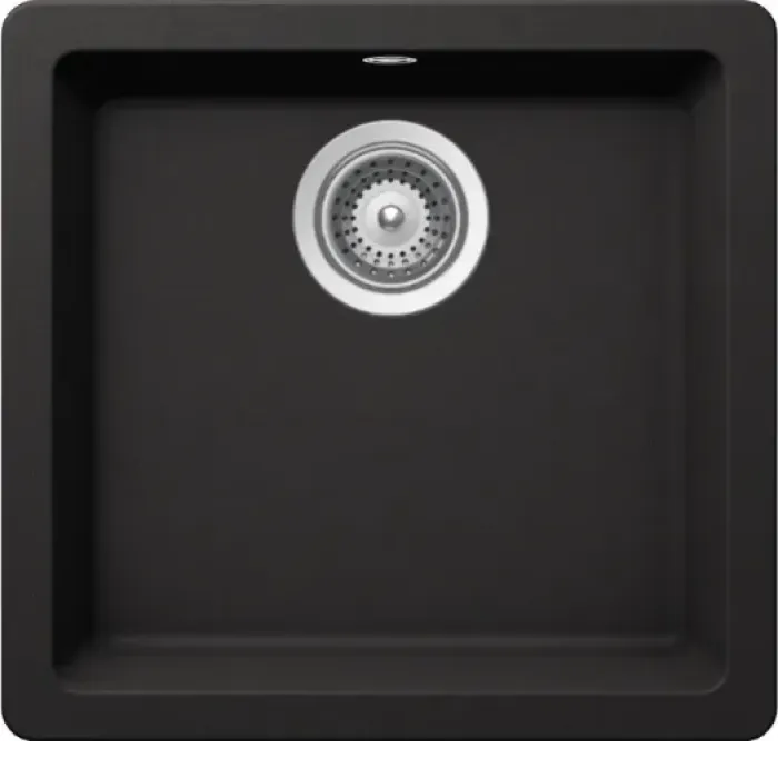 Кухонная мойка SCHOCK Quadro 50U Cristalite неро Кухонная мойка SCHOCK Quadro 50U Cristalite неро