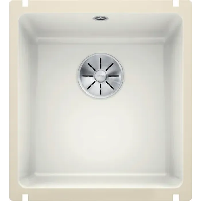 Мойка BLANCO Subline 375-U Ceramic PuraPlus глянцевый белый (523726)
