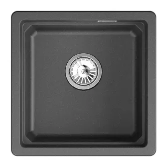 Кухонная мойка GRANULA KS-4501iU чёрный Кухонная мойка GRANULA KS-4501iU чёрный