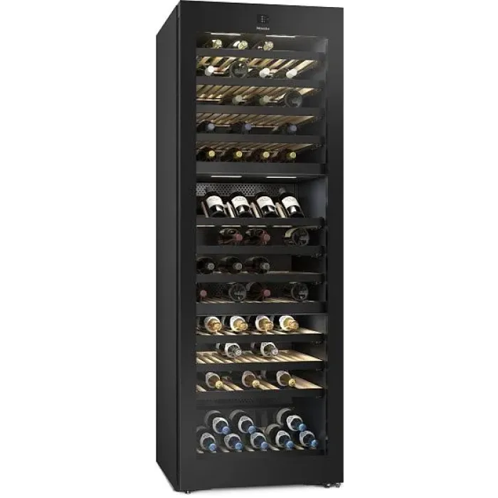Винный шкаф MIELE KWT 4995 F Obsidian Black/Glass Винный шкаф MIELE KWT 4995 F Obsidian Black/Glass