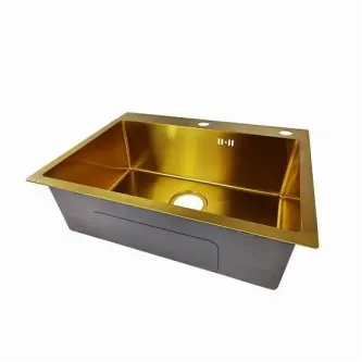 Кухонная мойка EMAR EMB-119 PVD Nano Golden
