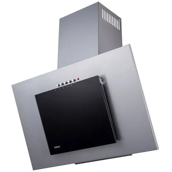 Вытяжка AKPO WK-4 Nero Eco 50 металлик/черное стекло