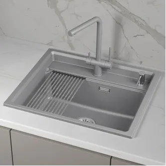 Кухонная мойка GRANULA KS-6003i алюминиум Кухонная мойка GRANULA KS-6003i алюминиум