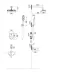 Душевая система скрытого монтажа GROSSMAN 501.K35.04.120 брашированный никель
