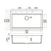 Кухонная мойка OMOIKIRI Kitagawa 79-LB-WH (4993997)