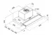 Вытяжка MAUNFELD OUSE GLASS 60 (C) белый/БЕЛОЕ стекло Вытяжка MAUNFELD OUSE GLASS 60 (C) белый/БЕЛОЕ стекло