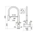 Смеситель OMOIKIRI Kanto-GM-BL (4994605) Смеситель OMOIKIRI Kanto-GM-BL (4994605)