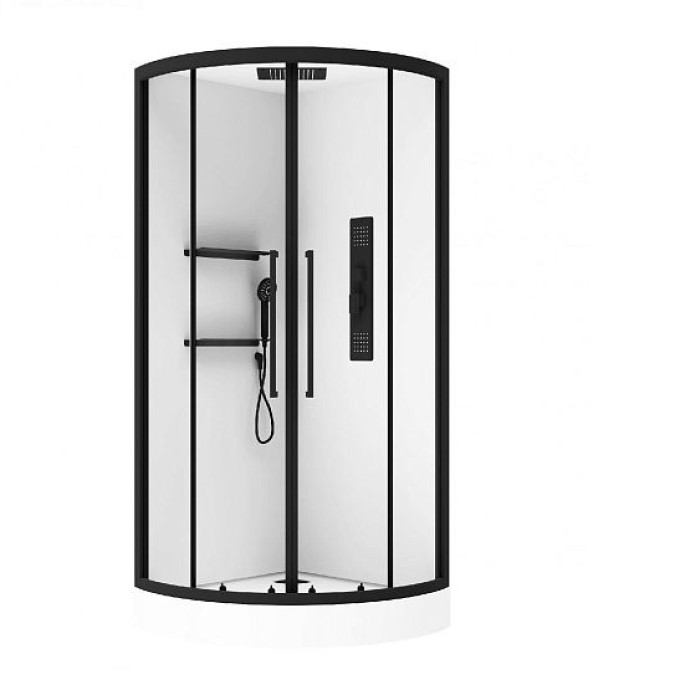 Душевая кабина ACQUAZZONE Omega 90 BLACK Душевая кабина ACQUAZZONE Omega 90 BLACK